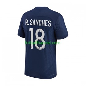 Herre Fotballdrakter Paris Saint-Germain R.Sanches 18 Hjemme 2022-23 Kortermet